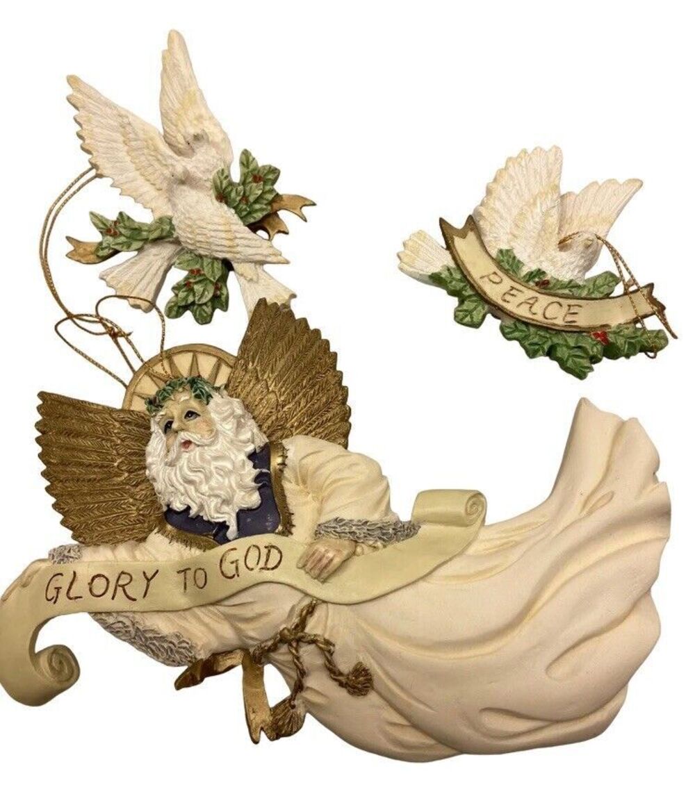 House of Lloyd Christmas Around World “Symbols of Peace” 3 Piece Ornament Set